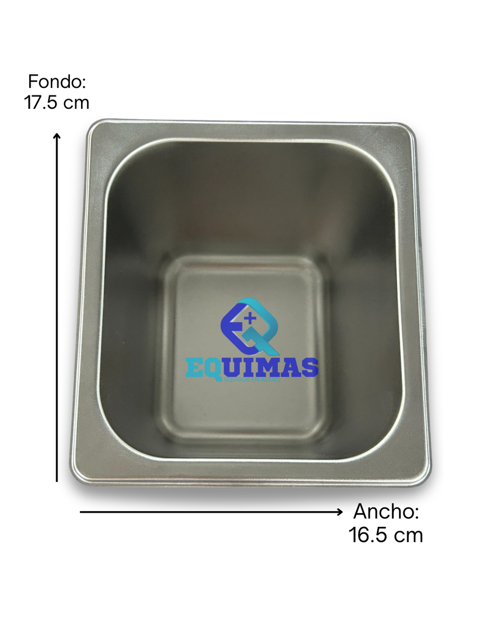 AZAFATE / TOPPING EN ACERO INOX 1/6 x 15 cm