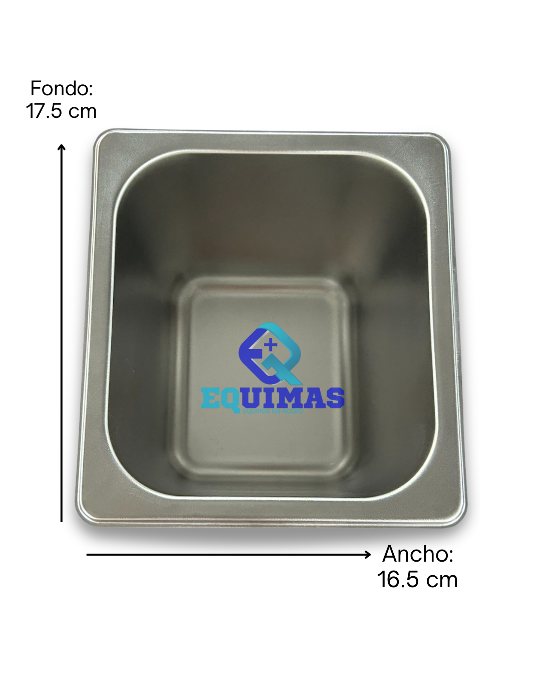 AZAFATE / TOPPING EN ACERO INOX 1/6 x 15 cm