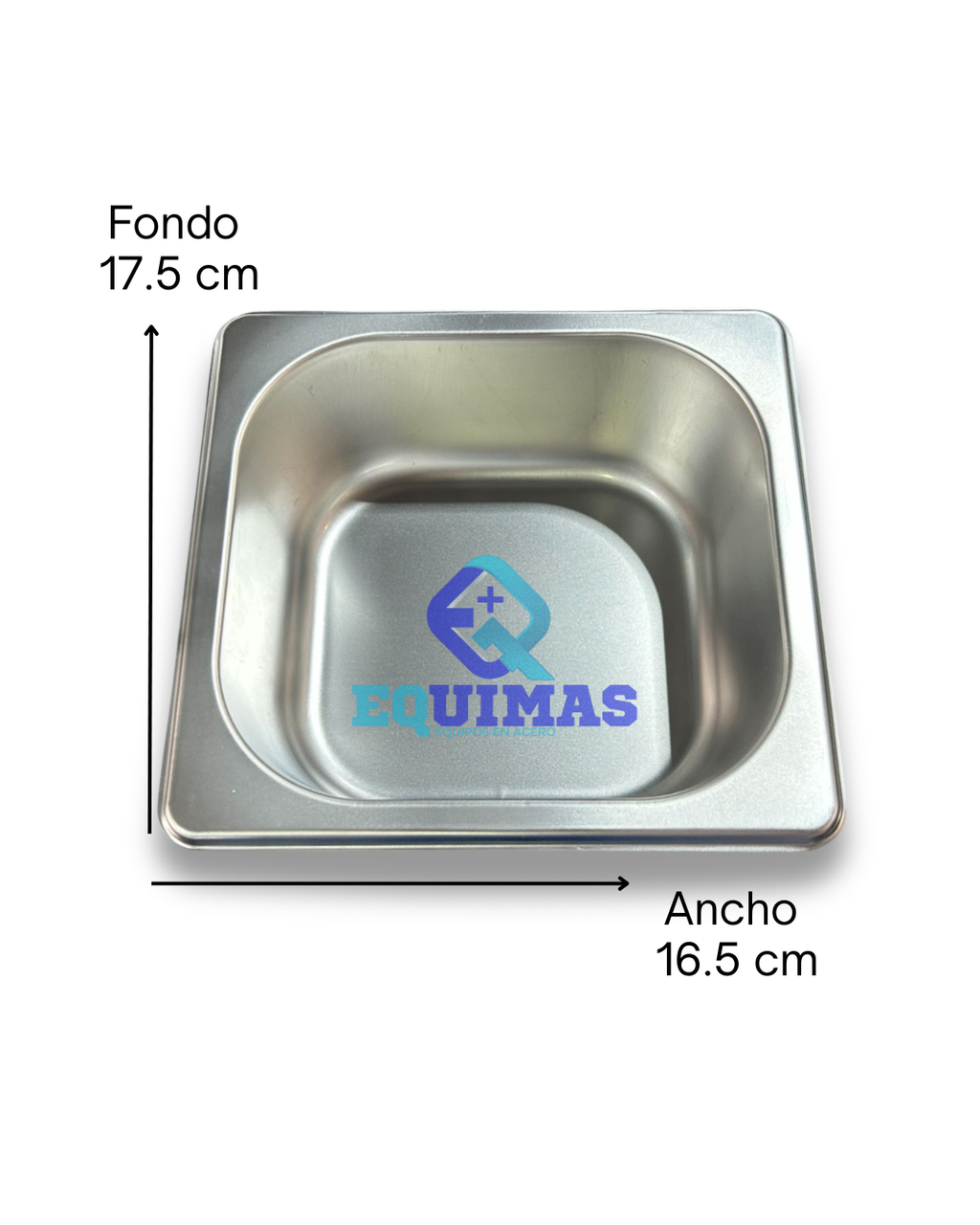 AZAFATE / TOPPING EN ACERO INOX 1/6 x 10cm