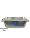 AZAFATE / TOPPINGS EN ACERO INOX. 1/3 x 10cm