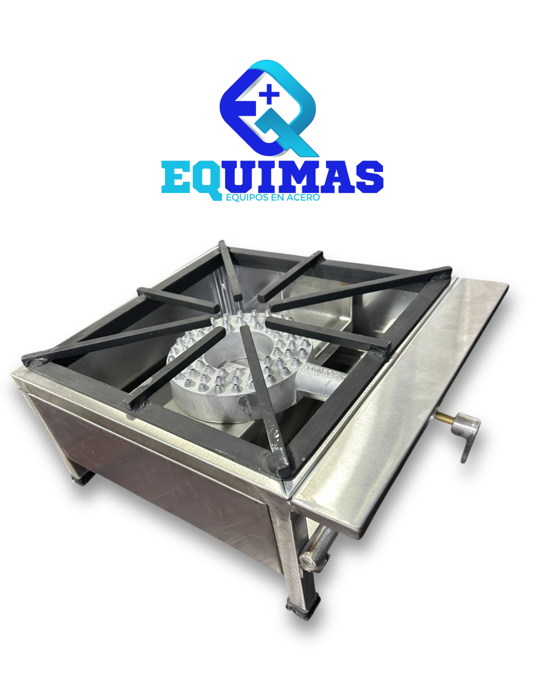 ESTUFA DE 1 PUESTO EN ACERO DE MESA