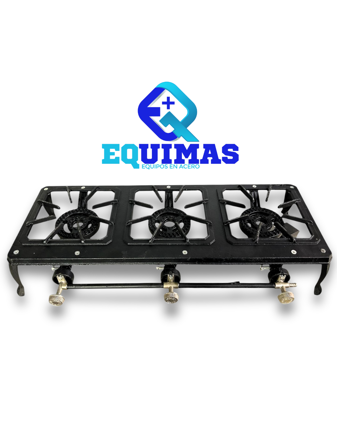 ESTUFA EN HIERRO 3 PUESTOS DE MESA