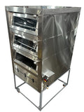 HORNO 3 CAMARAS ACERO INOX CORTO