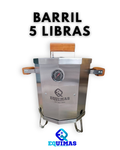 BARRIL EN ACERO INOXIDABLE 5 LIBRAS