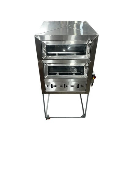 HORNO 2 CAMARAS ACERO INOXIDABLE