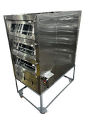HORNO 3 CAMARAS LARGO ACERO INOXIDABLE